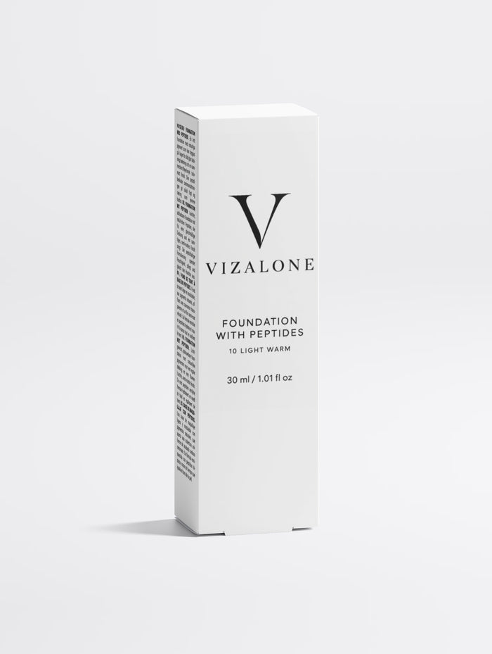 Foundation with Peptides, 10 Light Warm